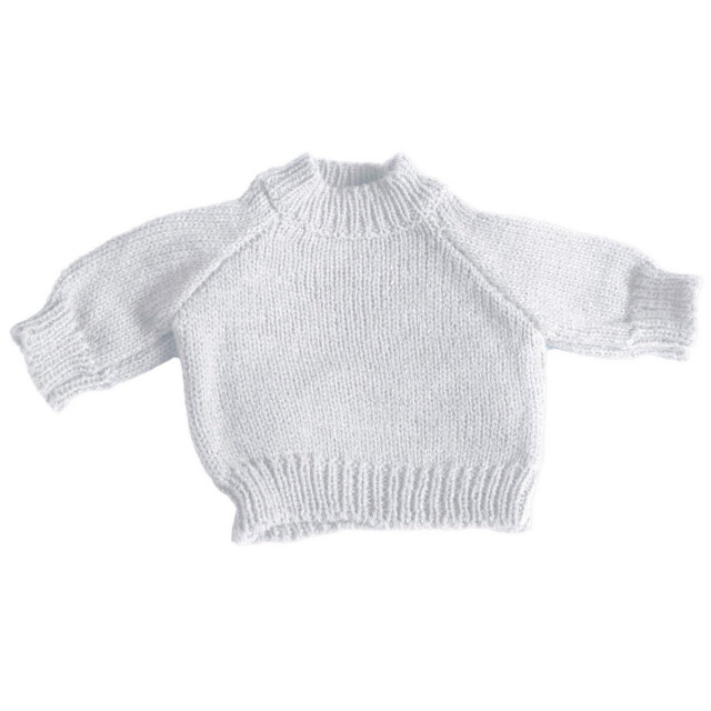 Mumbles Teddybeer trui UTLT5312_white large