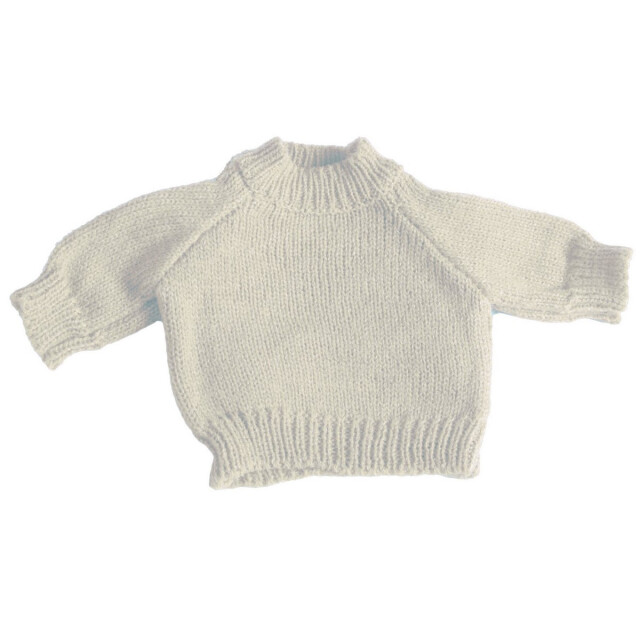 Mumbles Teddybeer trui UTLT5312_cream large