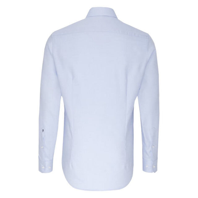 Seidensticker Heren gestreept slank overhemd met lange mouwen UTLT6221_lightbluewhite large