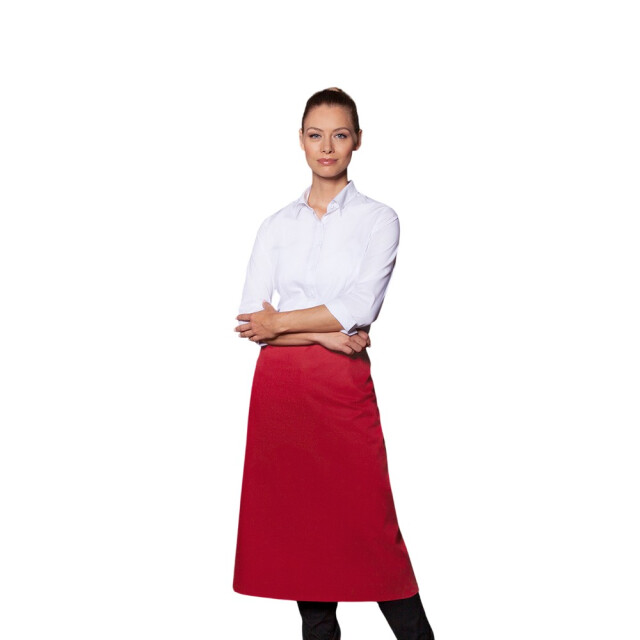 Karlowsky Basis bistro schort UTLT4961_raspberry large