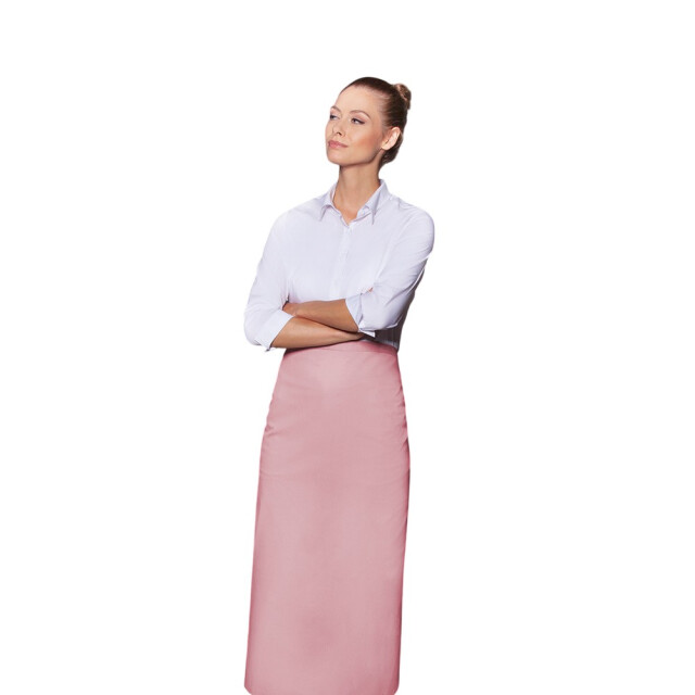 Karlowsky Basis bistro schort UTLT4961_pink large