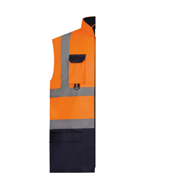 Yoko Tweekleurige bodywarmer voor volwassenen UTLT6212_orangenavy large