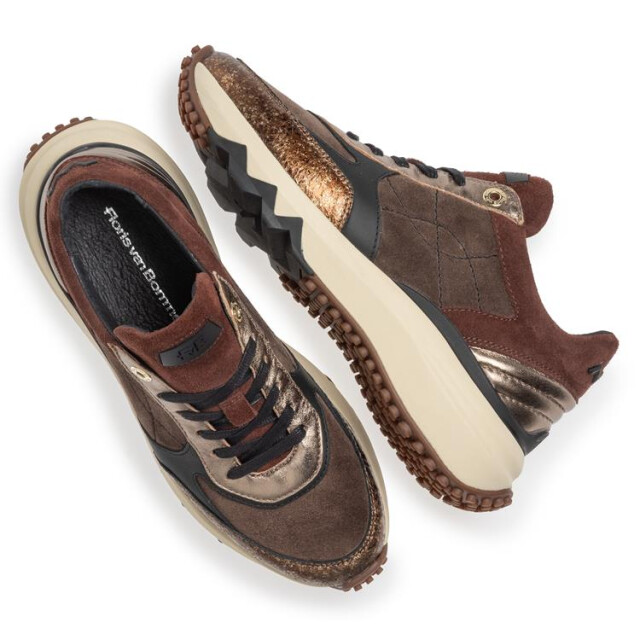 Floris van Bommel SFW-10089 Sneakers Bruin SFW-10089 large
