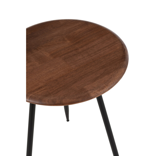 J-Line Set of 2 coffee table neo rubber natural/black 57496 large