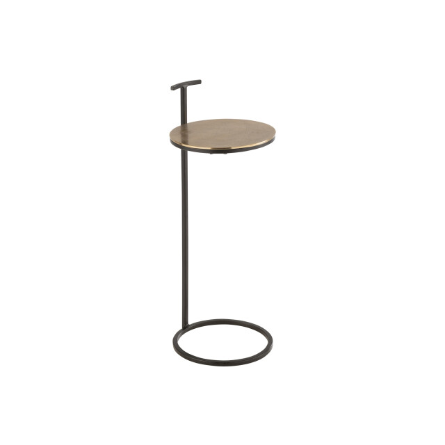 J-Line Sidetable toni aluminium/iron gold/black 28815 large