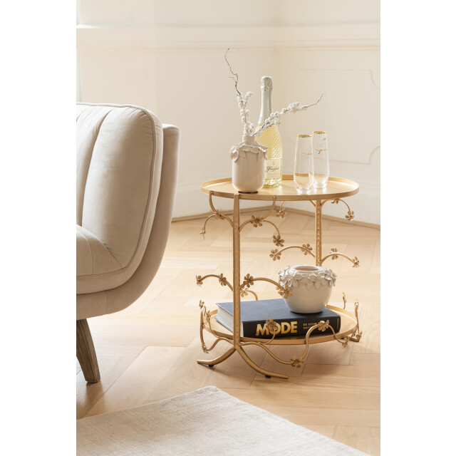 J-Line Table side metal gold small 25538 large