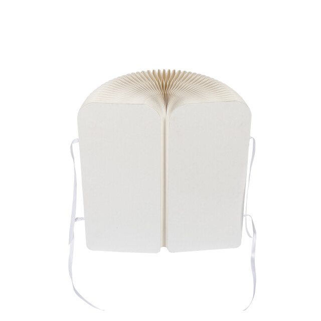 J-Line Pouffe foldable paper off-white 56756 large