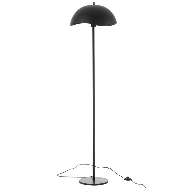 J-Line Floor lamp metal/marble black 49183 large