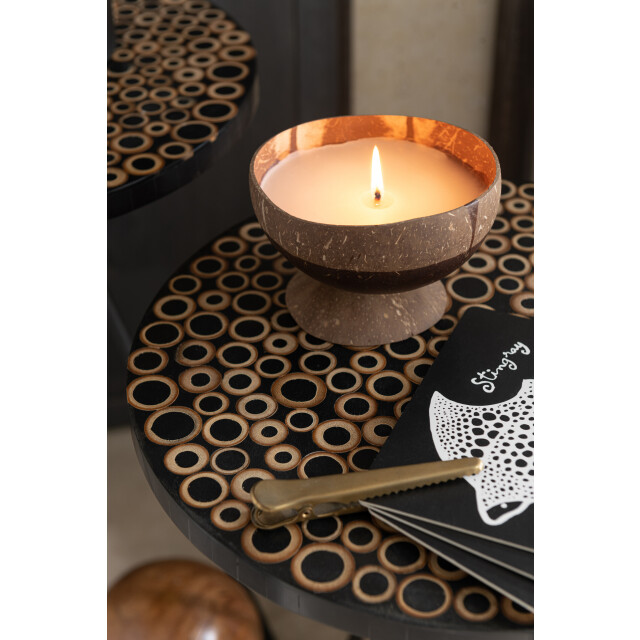 J-Line S/2 sidetable rings resin brown/black 30240 large