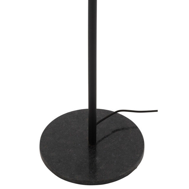 J-Line Floor lamp metal/marble black 49183 large