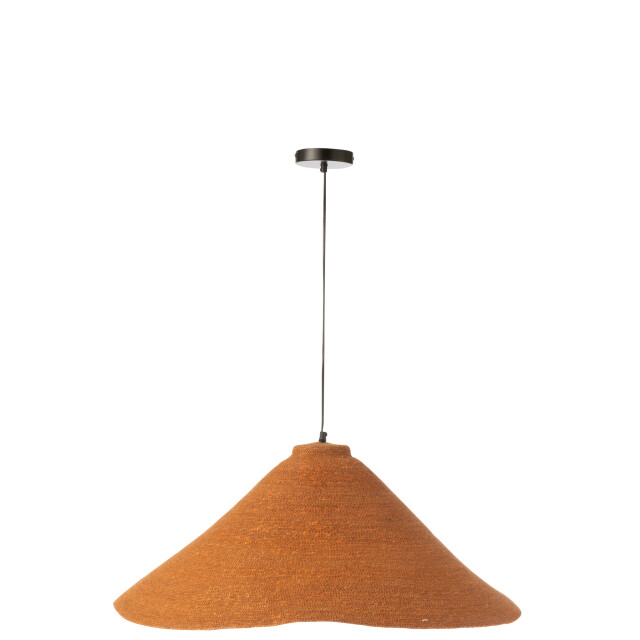 J-Line Hanging lamp seagrass rust 51955 large