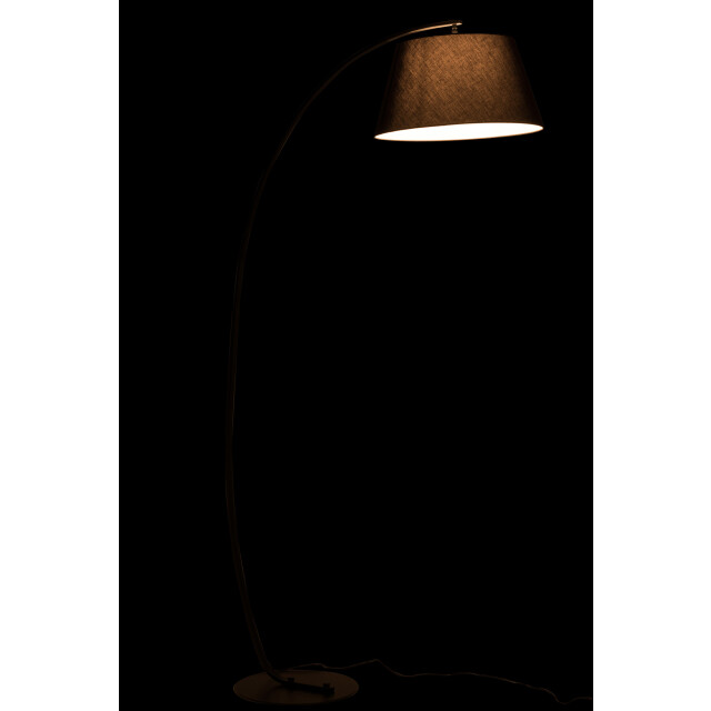 J-Line Lamp standing arch metal black 85334 large