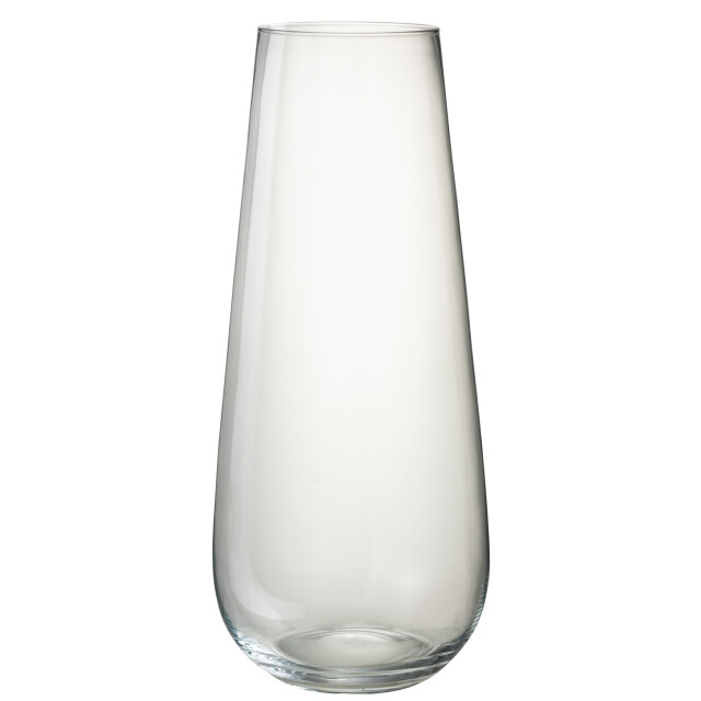 J-Line Vase lyna glass transparent large 14018 large