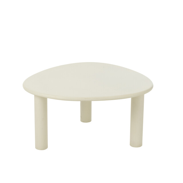 J-Line Side table bali mdf/pvc white medium 50804 large
