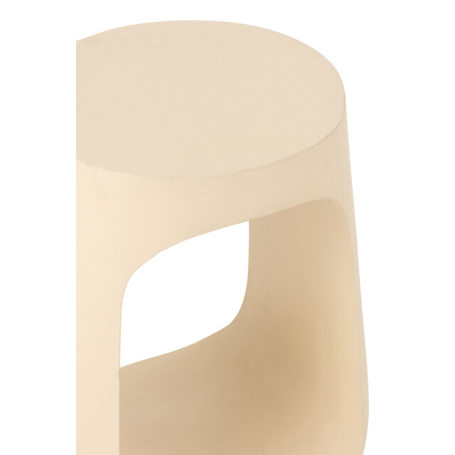 J-Line Side table pod mango wood beige 45987 large