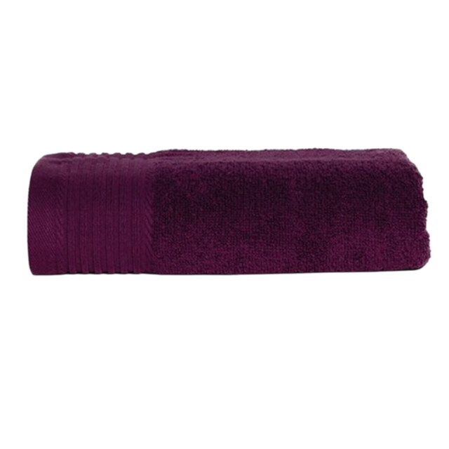 The One Towelling Klassieke handdoek UTLT3584_plum large