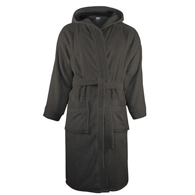 The One Towelling Kapjurk voor volwassenen UTLT4896_anthracite large