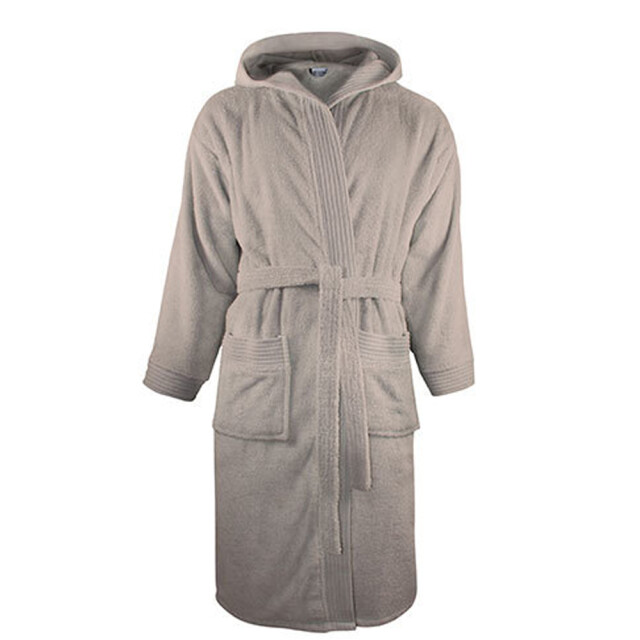 The One Towelling Kapjurk voor volwassenen UTLT4896_taupe large