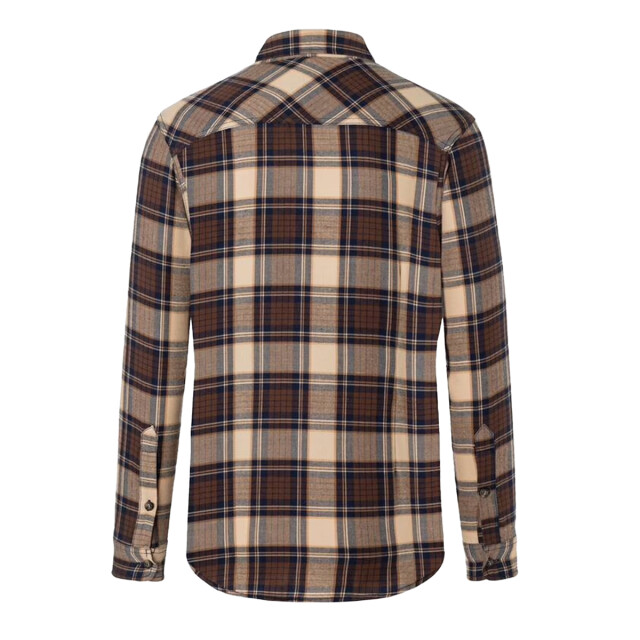 Karlowsky Heren urban geruit overhemd UTLT5101_sahara large