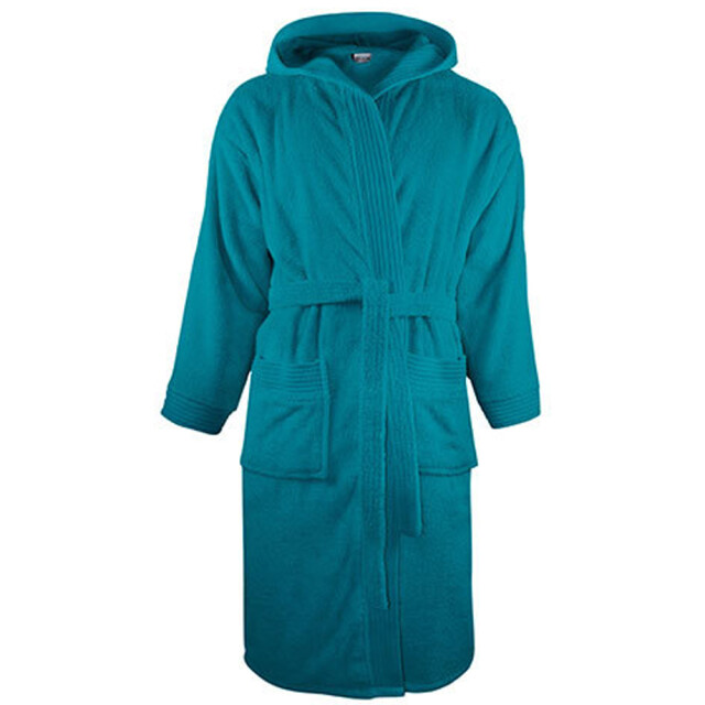 The One Towelling Kapjurk voor volwassenen UTLT4896_turquoise large