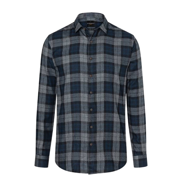 Karlowsky Heren urban geruit overhemd UTLT5101_navy large