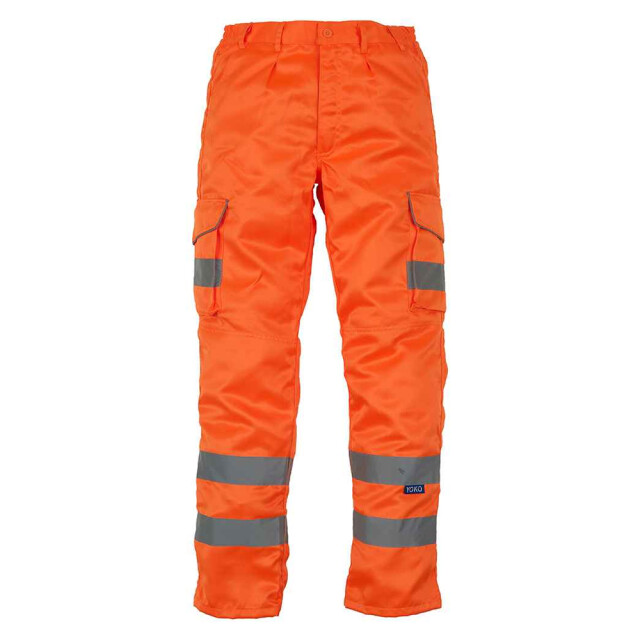 Yoko Heren 3m scotchlite high-vis kniekussen cargo broek UTLT6200_hivisorange large