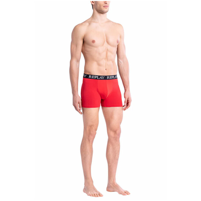 Replay Boxershorts voor heren (set van 2) UTLT5028_redblack large
