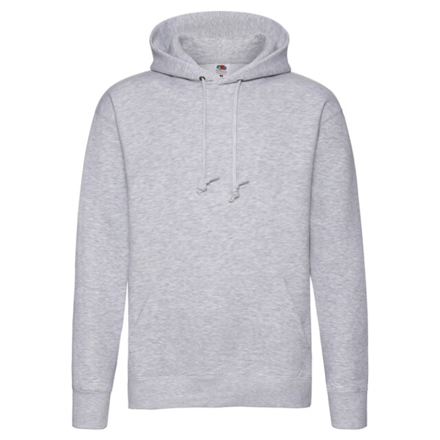 Fruit of the Loom Heren premium heather hoodie UTLT6284_heathergrey large