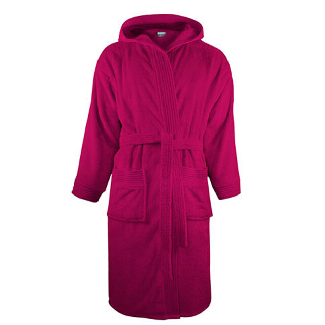 The One Towelling Kapjurk voor volwassenen UTLT4896_magenta large