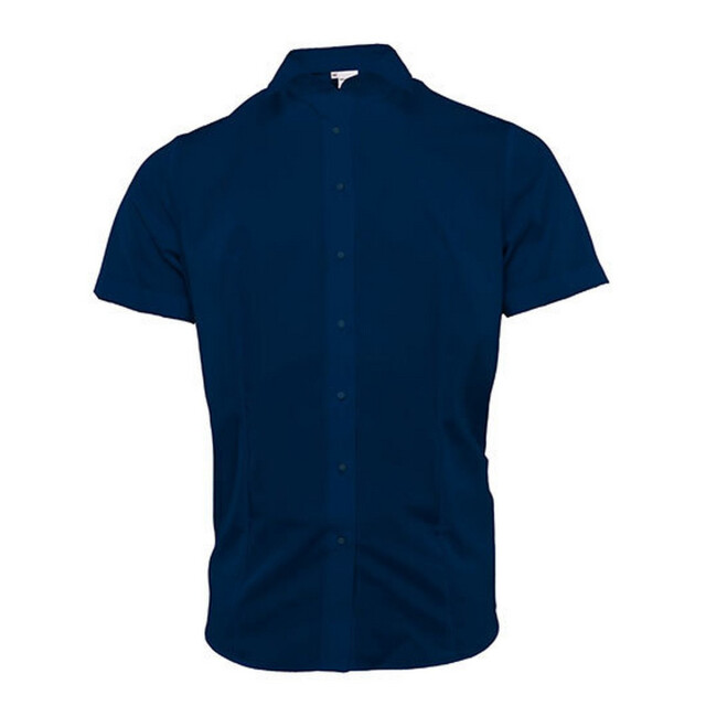 Marvelis Dames poplin comfort blouse met korte mouwen UTLT6222_navy large