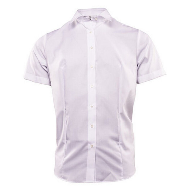 Marvelis Dames poplin comfort blouse met korte mouwen UTLT6222_white large