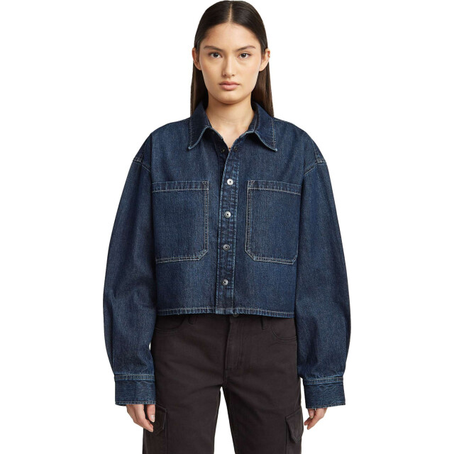 G-Star Boxy 2-pkt overshirt wmn D26851-E090-H494 large