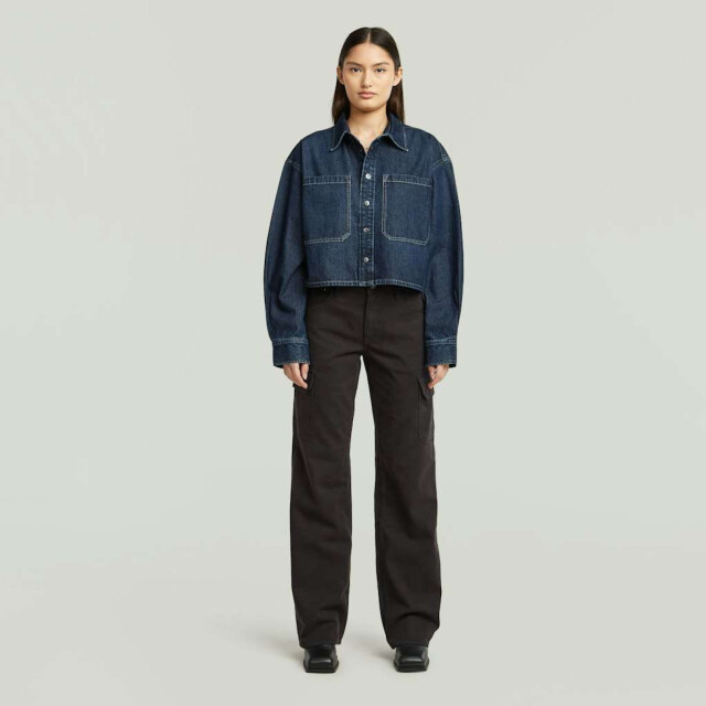 G-Star Boxy 2-pkt overshirt wmn D26851-E090-H494 large