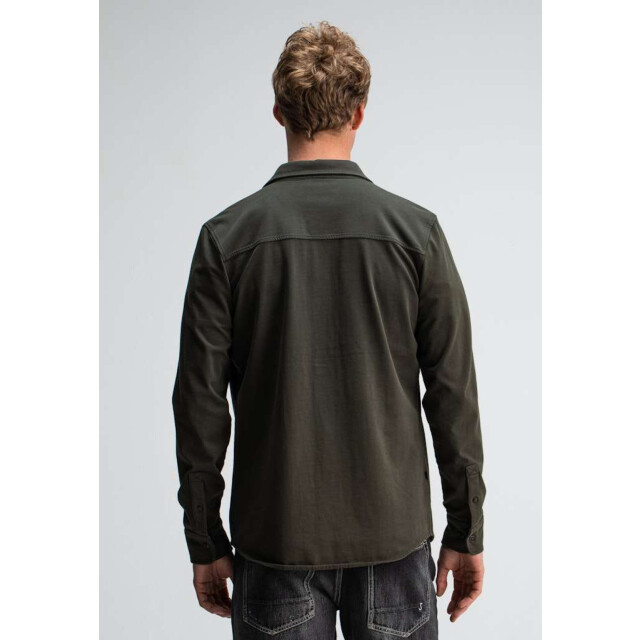 Butcher of Blue Finn pocket jersey overshirt M2524014-696 large