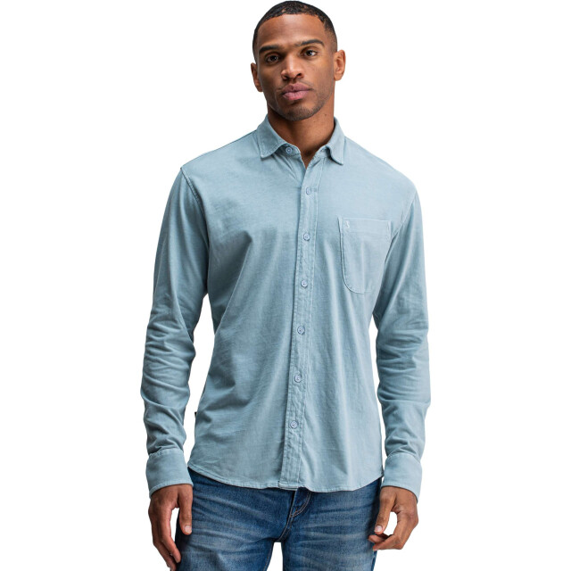 Butcher of Blue Aidan peached jersey shirt M2524035-823 large