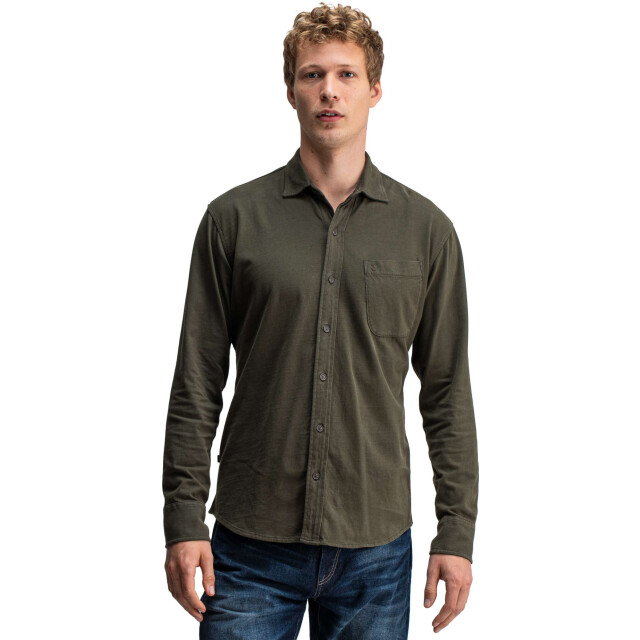 Butcher of Blue Aidan peached jersey shirt M2524035-696 large