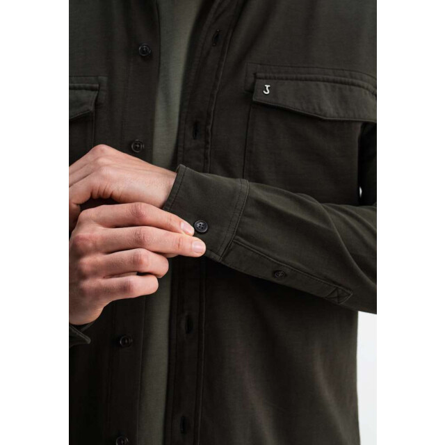 Butcher of Blue Finn pocket jersey overshirt M2524014-696 large