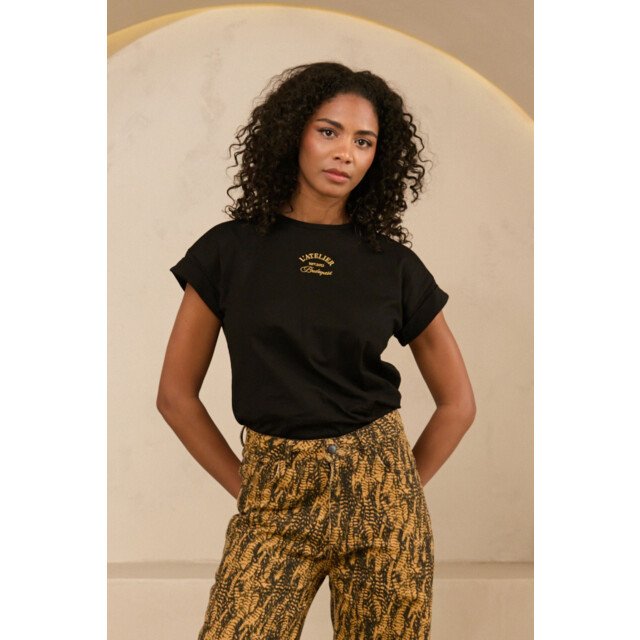 Lofty Manner t-shirt monika qi09 600 black 06011.990.0117 large