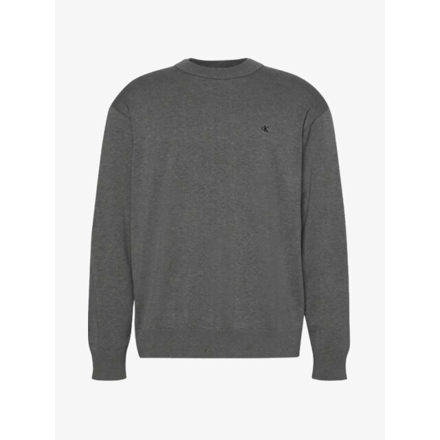 Calvin Klein Heren sweater monogram medium grey LV04RC296G-P7E large