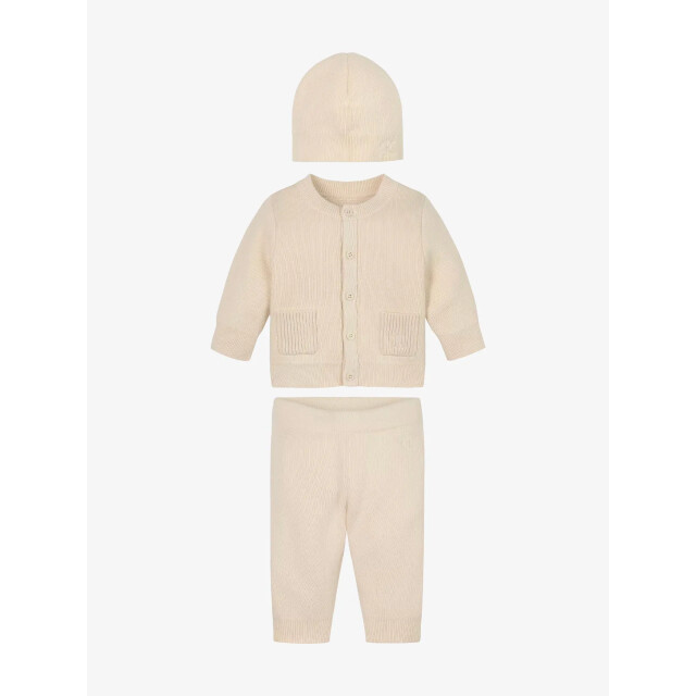 Calvin Klein Unisex baby set vest muts knit IN0IN00352-PGB large