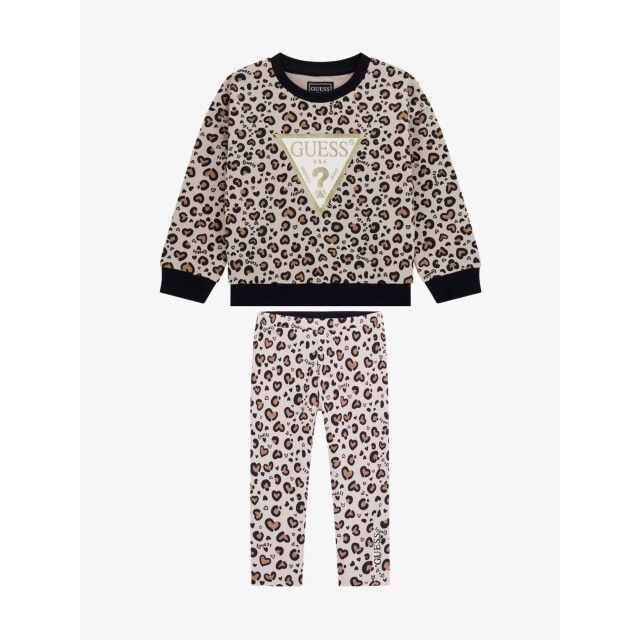 Guess Meisjes set legging leopard beige K5BQ03-KAD74-P135 large