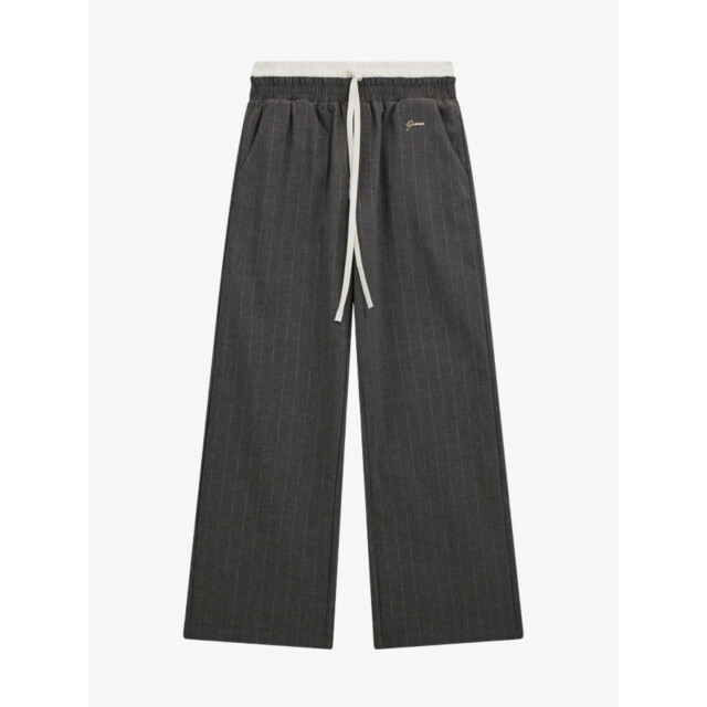 Guess Meisjes broek pinstripe light grey melange J5BB02-W3150-S92W large