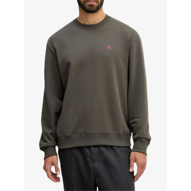 Calvin Klein Heren sweater monogram LV04RC296G-PAR large