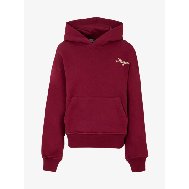 Msgm Jongens hoodie rood F5MSJBHS254-MS034 large