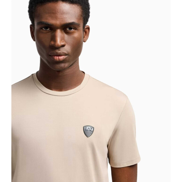 EA7 T-shirt s25 cobblestone x ecru 8NPT16 PJRGZ large