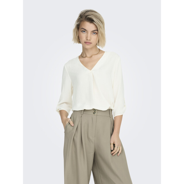 Jacqueline de Yong divya 3/4 top wvn noos 15226911 cloud dancer 06615.198.0031 large