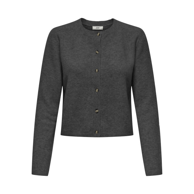 Jacqueline de Yong chloe life l/s cardigan knt noos 15330581 dark grey melange 06741.970.0002 large