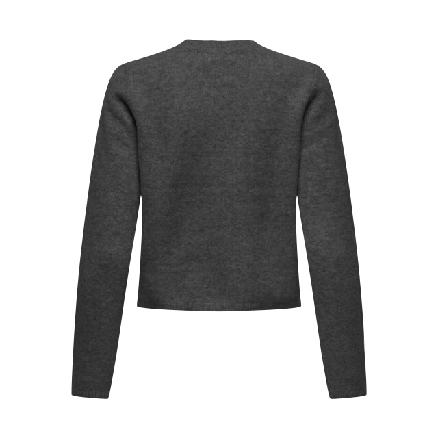 Jacqueline de Yong chloe life l/s cardigan knt noos 15330581 dark grey melange 06741.970.0002 large