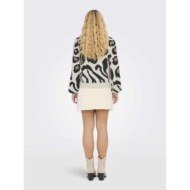 Jacqueline de Yong lorraine animal l/s pullover knt 15292890 - 06712.939.0113 large