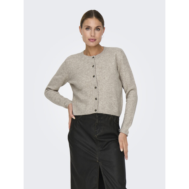 Jacqueline de Yong chloe life l/s cardigan knt noos 15330581 turtledove 06741.940.0050 large